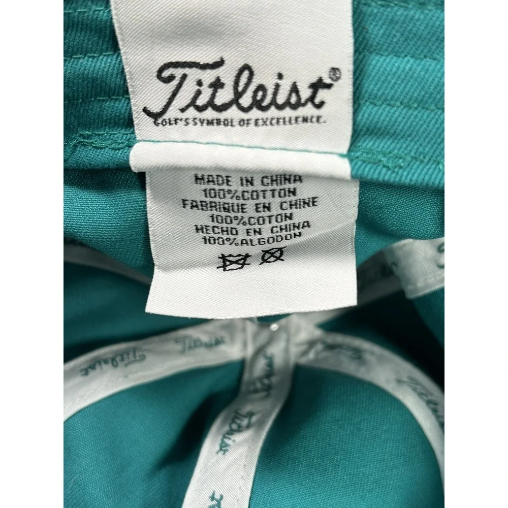 Titleist Pro‎ V1 Footjoy Hat Cap Golf Teal Strapback